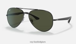 rb3675 gepolijst zwart/groen XX46DZ1288 Heren Ray-Ban zonnebril