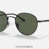 rb3681 gepolijst zwart/groen XX46DZ1316 Heren Ray-Ban zonnebril