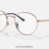 rb3681 optiek gepolijst roségoud XX46DZ1959 Heren Ray-Ban bril