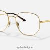 rb3682 optiek gepolijst goud XX46DZ1931 Heren Ray-Ban bril