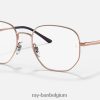 rb3682 optiek gepolijst roségoud XX46DZ1935 Heren Ray-Ban bril