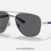 rb3683 gepolijst zilver/donkergrijs XX46DZ1309 Heren Ray-Ban zonnebril