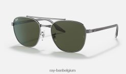 rb3688 gepolijst brons/groen XX46DZ457 Heren Ray-Ban zonnebril