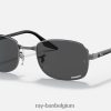 rb3690 chroom gepolijst brons/donkergrijs XX46DZ1423 Heren Ray-Ban zonnebril