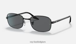 rb3690 gepolijst zwart/grijs XX46DZ1414 Heren Ray-Ban zonnebril