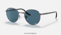 rb3691 chroom gepolijst brons/blauw XX46DZ1411 Heren Ray-Ban zonnebril