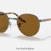 rb3691 gepolijst brons/bruin XX46DZ1420 Heren Ray-Ban zonnebril