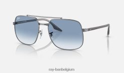 rb3699 gepolijst brons/blauw XX46DZ561 Heren Ray-Ban zonnebril