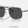 rb3699 gepolijst brons/donkergrijs XX46DZ564 Heren Ray-Ban zonnebril
