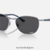 rb3702 gepolijst zilver/donkergrijs XX46DZ1487 Heren Ray-Ban zonnebril