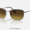 rb3705 gepolijst brons/bruin XX46DZ1542 Heren Ray-Ban zonnebril