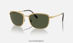 rb3705 gepolijst goud/groen XX46DZ1540 Heren Ray-Ban zonnebril