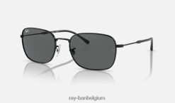 rb3706 gepolijst zwart/donkergrijs XX46DZ323 Heren Ray-Ban zonnebril