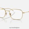 rb3706 overgangen gepolijst goud/helder/grijs XX46DZ485 Heren Ray-Ban zonnebril