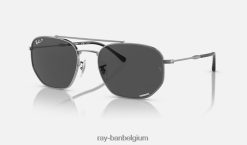 rb3707 gepolijst brons/grijs XX46DZ387 Heren Ray-Ban zonnebril