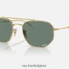 rb3707 gepolijst goud/grijs XX46DZ388 Heren Ray-Ban zonnebril