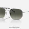 rb3707 gepolijst zilver/grijs XX46DZ390 Heren Ray-Ban zonnebril
