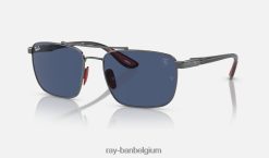 rb3715m scuderia ferrari-collectie gepolijst brons/donkerblauw XX46DZ1551 Heren Ray-Ban zonnebril