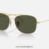 rb3799 gepolijst goud/groen XX46DZ1520 Heren Ray-Ban zonnebril