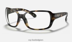 rb4068 duidelijk gepolijst licht havanna/helder XX46DZ1580 vrouwen Ray-Ban zonnebril