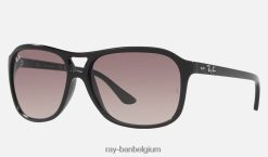rb4128 gepolijst zwart/grijs XX46DZ1535 Heren Ray-Ban zonnebril