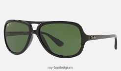 rb4162 gepolijst zwart/groen XX46DZ709 Heren Ray-Ban zonnebril