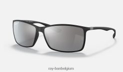 rb4179 mat zwart/zilver XX46DZ963 Heren Ray-Ban zonnebril