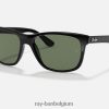 rb4181 gepolijst zwart/groen XX46DZ741 Heren Ray-Ban zonnebril