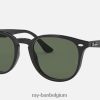 rb4259 gepolijst zwart/groen XX46DZ930 Heren Ray-Ban zonnebril