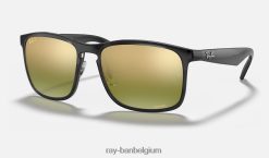 rb4264 chroom gepolijst grijs/groen XX46DZ667 Heren Ray-Ban zonnebril