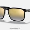 rb4264 chroom gepolijst zwart/blauw XX46DZ666 Heren Ray-Ban zonnebril