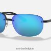 rb4275ch chroom gepolijst zwart/blauw XX46DZ1064 Heren Ray-Ban zonnebril