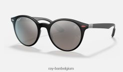 rb4296m scuderia ferrari-collectie mat zwart/zilver XX46DZ1137 Heren Ray-Ban zonnebril