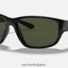 rb4300 gepolijst zwart/groen XX46DZ605 Heren Ray-Ban zonnebril