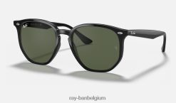 rb4306 gepolijst zwart/groen XX46DZ644 Heren Ray-Ban zonnebril