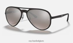 rb4320ch chroom mat zwart/zilver XX46DZ768 Heren Ray-Ban zonnebril