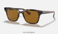 rb4323 gepolijst licht havanna/bruin XX46DZ845 Heren Ray-Ban zonnebril
