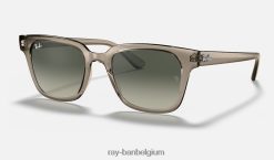 rb4323 gepolijst transparant grijs/grijs XX46DZ846 Heren Ray-Ban zonnebril