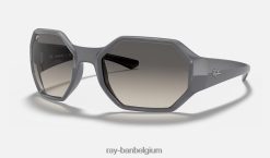rb4337 gepolijst grijs/grijs XX46DZ1007 Heren Ray-Ban zonnebril