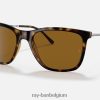 rb4344 gepolijst havana/bruin XX46DZ1017 Heren Ray-Ban zonnebril