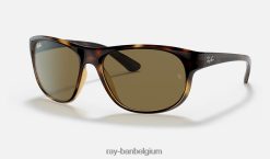 rb4351 gepolijst havana/donkerbruin XX46DZ1296 Heren Ray-Ban zonnebril