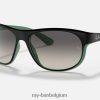 rb4351 mat zwart/grijs XX46DZ1292 Heren Ray-Ban zonnebril
