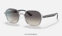 rb4361 gepolijst transparant/grijs XX46DZ1313 Heren Ray-Ban zonnebril