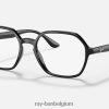 rb4361 optiek gepolijst zwart XX46DZ1902 Heren Ray-Ban bril
