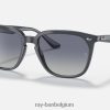 rb4362 gepolijst grijs/blauw XX46DZ1305 Heren Ray-Ban zonnebril