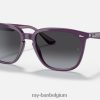 rb4362 gepolijst violet/grijs XX46DZ1302 Heren Ray-Ban zonnebril