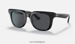 rb4368 gepolijst zwart/lichtbruin XX46DZ1346 Heren Ray-Ban zonnebril