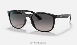 rb4374 gepolijst zwart/grijs XX46DZ1441 Heren Ray-Ban zonnebril