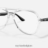 rb4376v-optiek gepolijst transparant XX46DZ1805 Heren Ray-Ban bril
