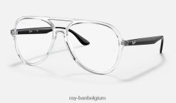 rb4376v-optiek gepolijst transparant XX46DZ1805 Heren Ray-Ban bril